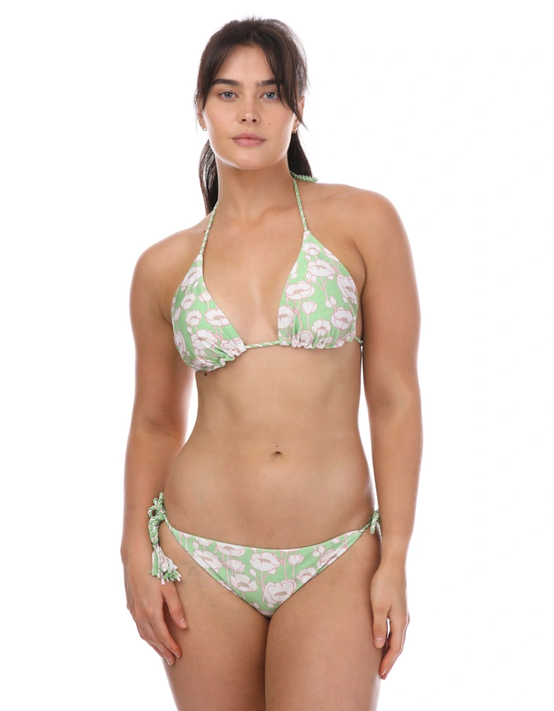 Raela Reversible Poppy Print Bikini Top