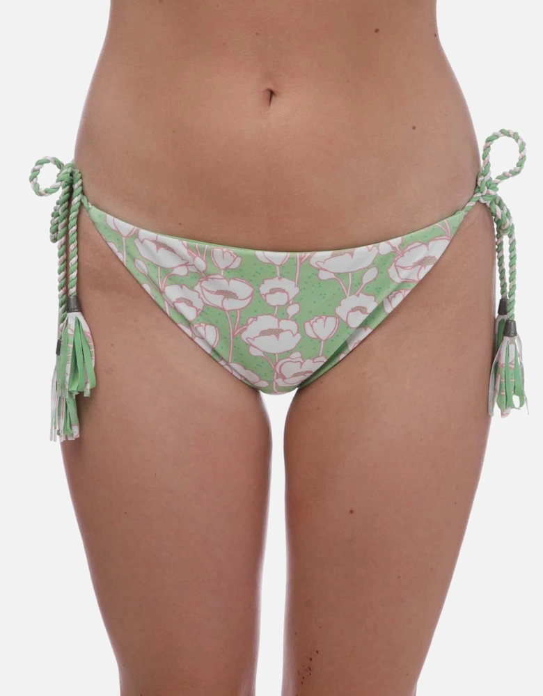 Rosiaah Reversible Poppy Print Bikini Bottoms