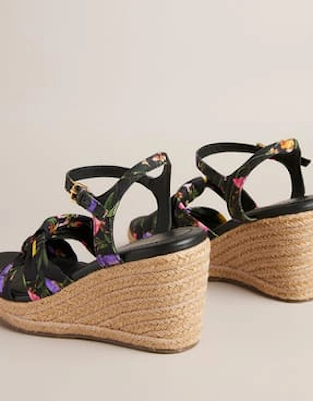 Cardone Floral Espadrille Platform Sandals