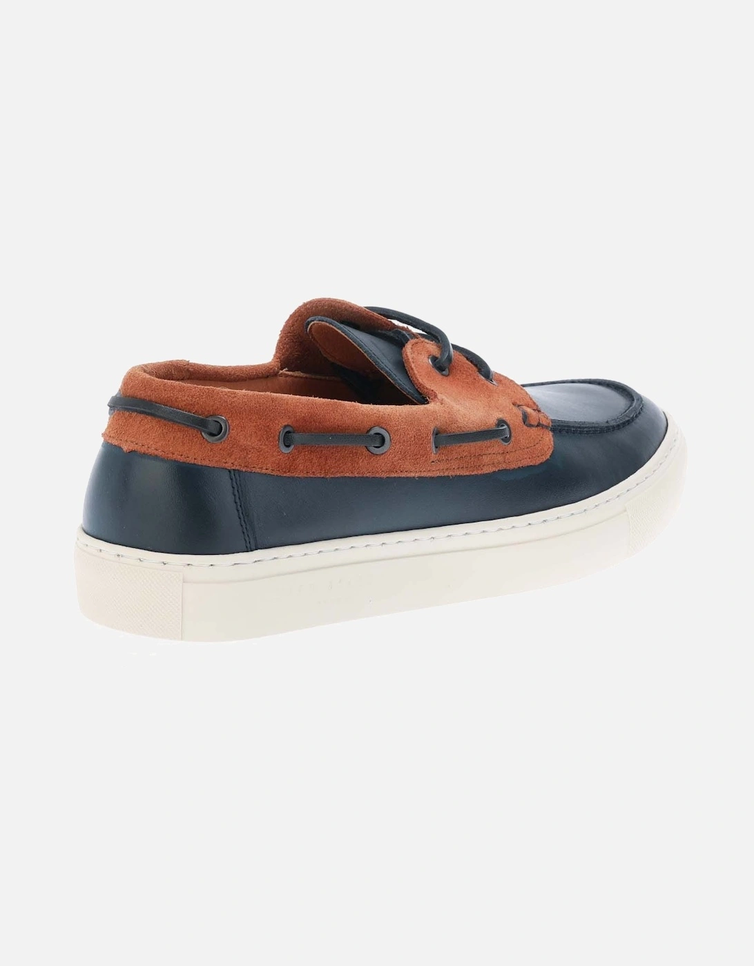 Euenb Leather & Suede Boat Shoes