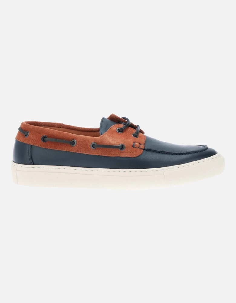 Euenb Leather & Suede Boat Shoes