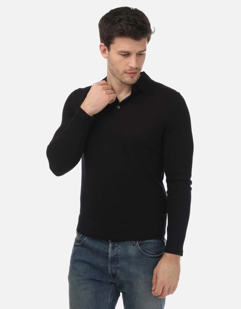 Kamber Long Sleeve Merino Wool Core Polo