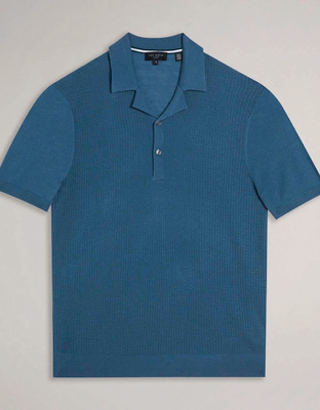 Adio Textured Front Polo Shirt