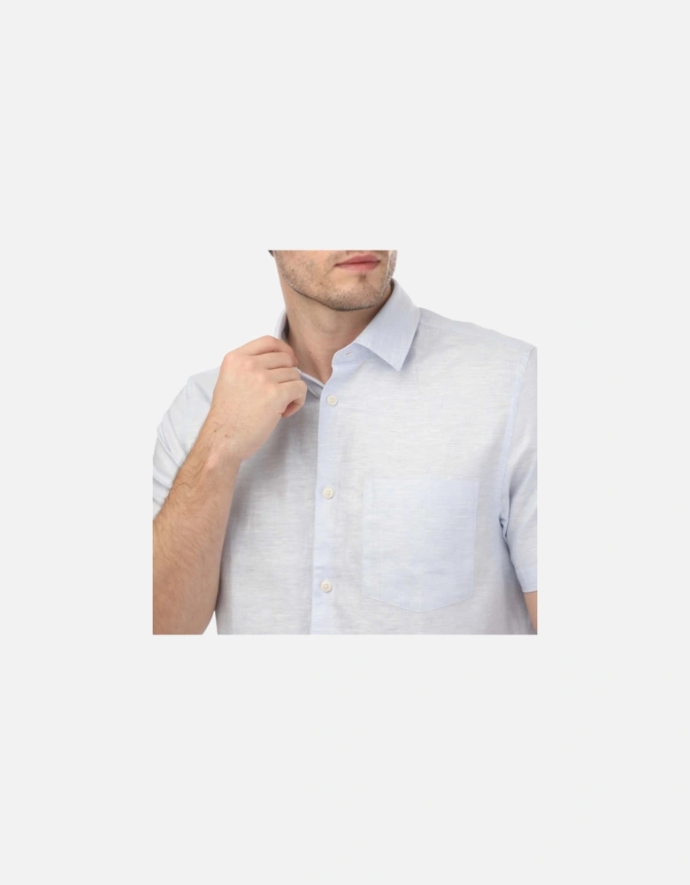 Kingfrd Short Sleeve Linen Shirt