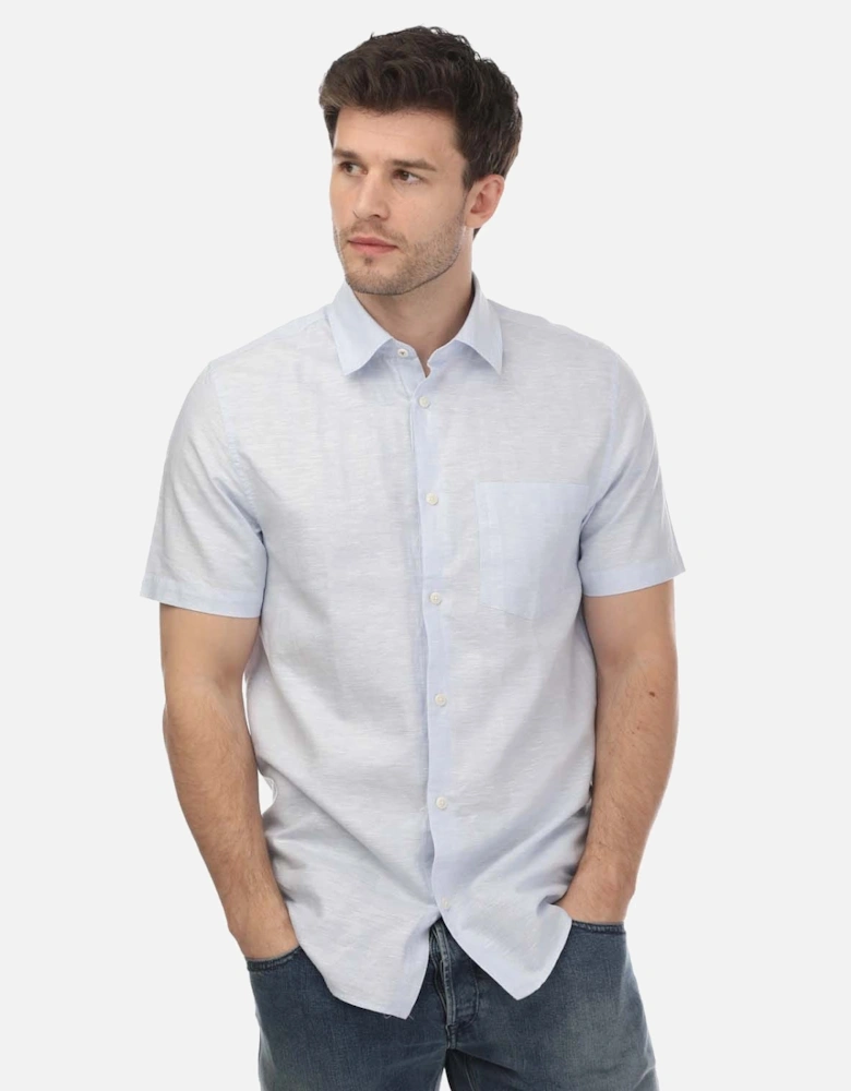 Kingfrd Short Sleeve Linen Shirt