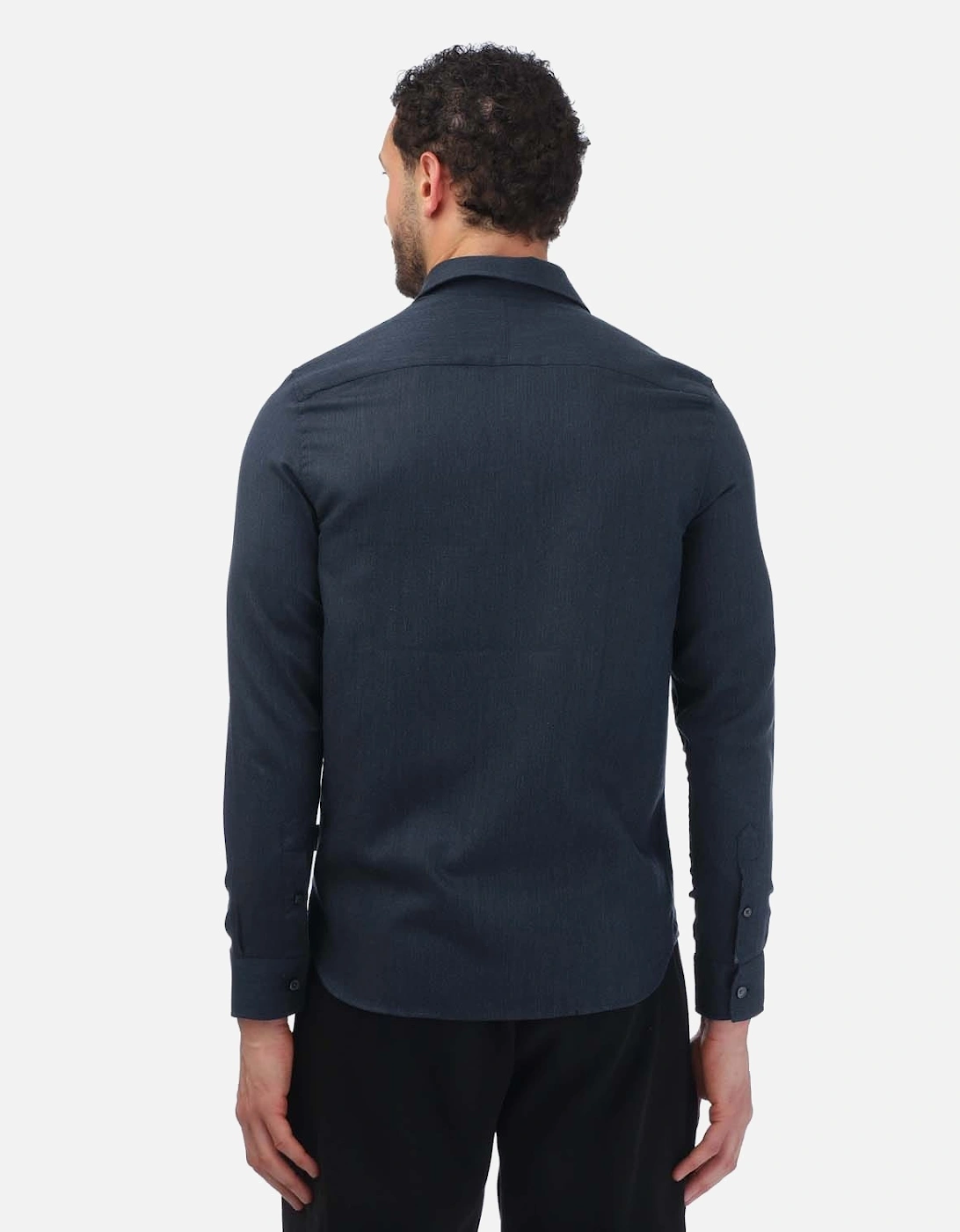 Crotone Long Sleeve Herringbone Shirt