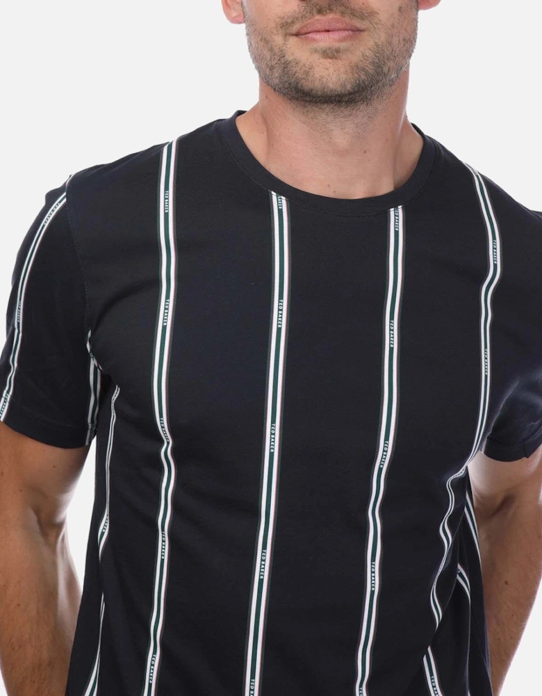 Amson Short Sleeve Regular Striped T-Shirt