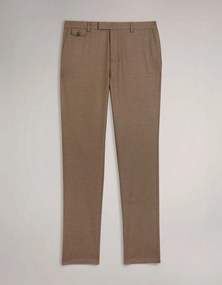 Ngolo Irvine Slim Fit Flannel Trousers