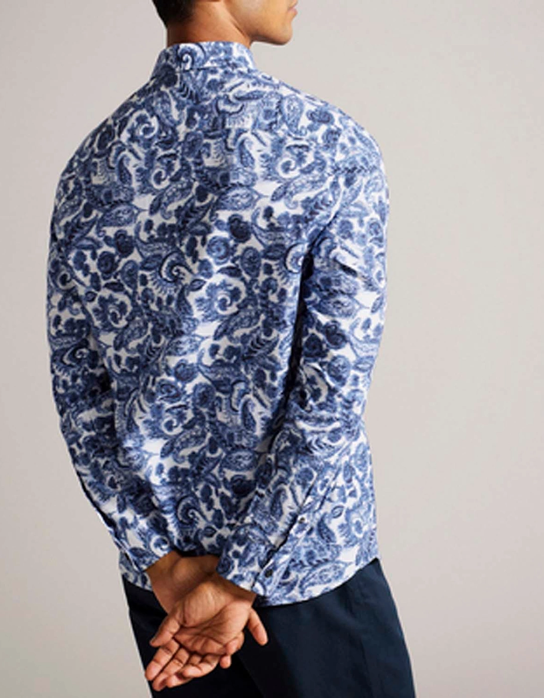 Uldale Long Sleeve Paisley Shirt