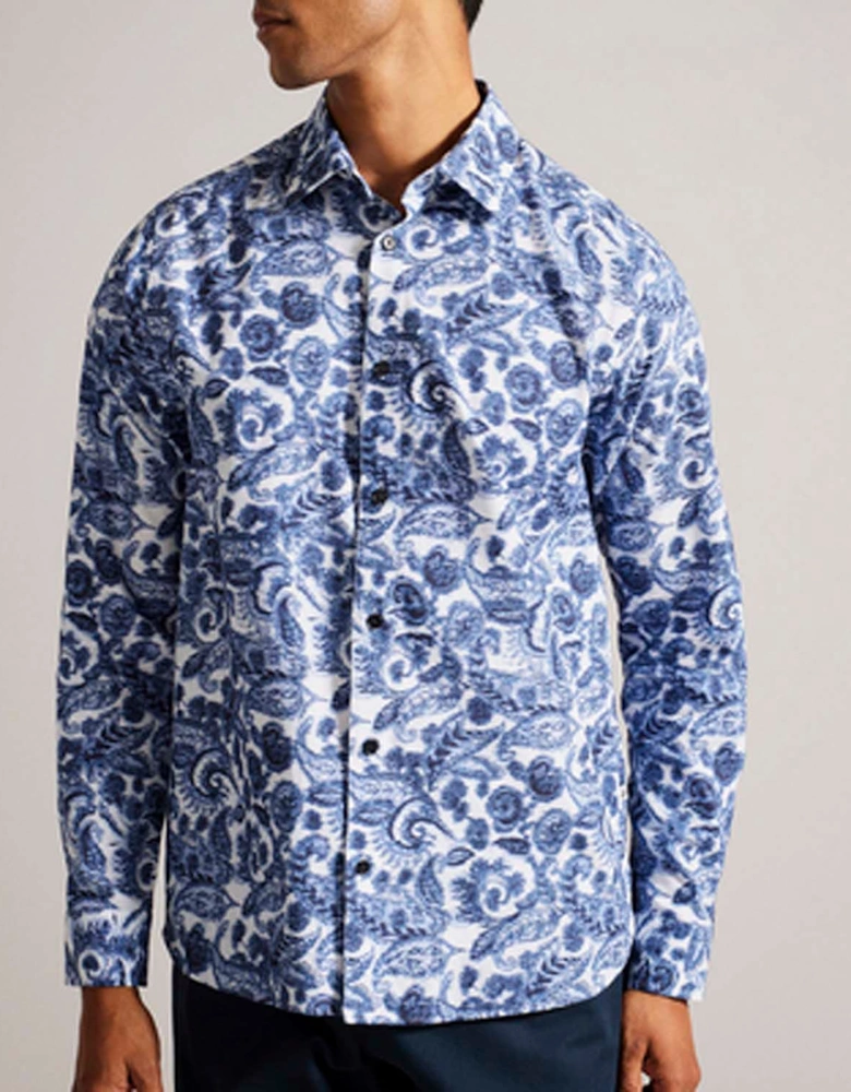 Uldale Long Sleeve Paisley Shirt