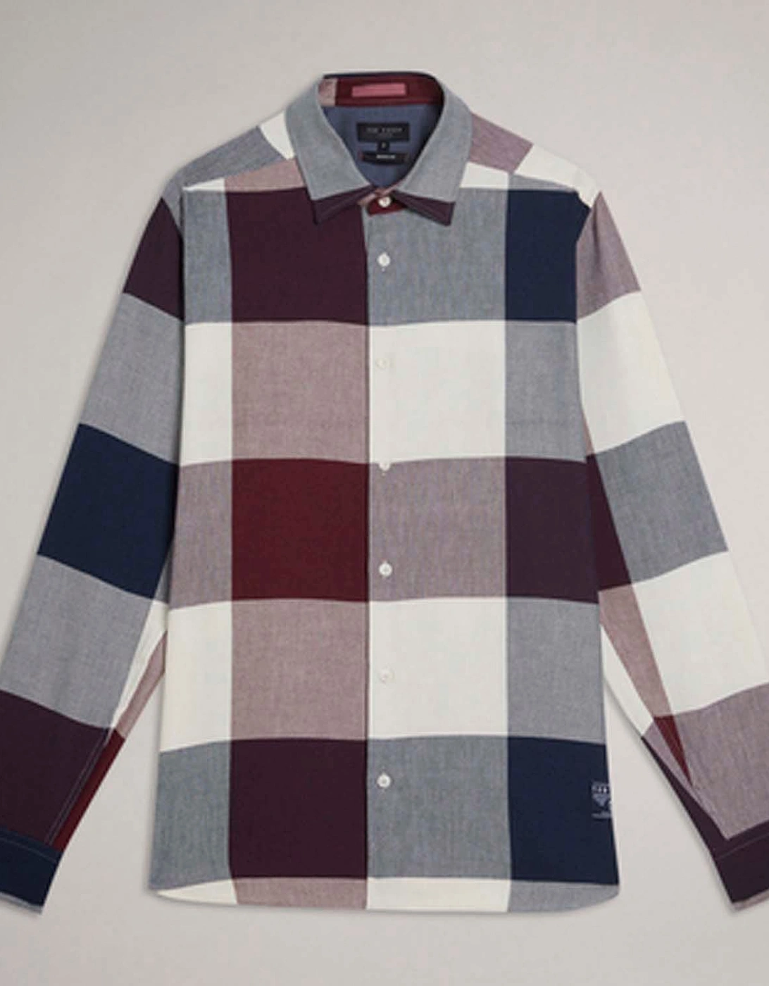 Neetly Long Sleeve Scale Check Shirt