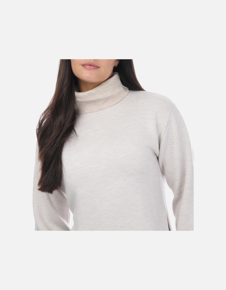 Lidyaa Relaxed Fit Funnel Neck Jumper