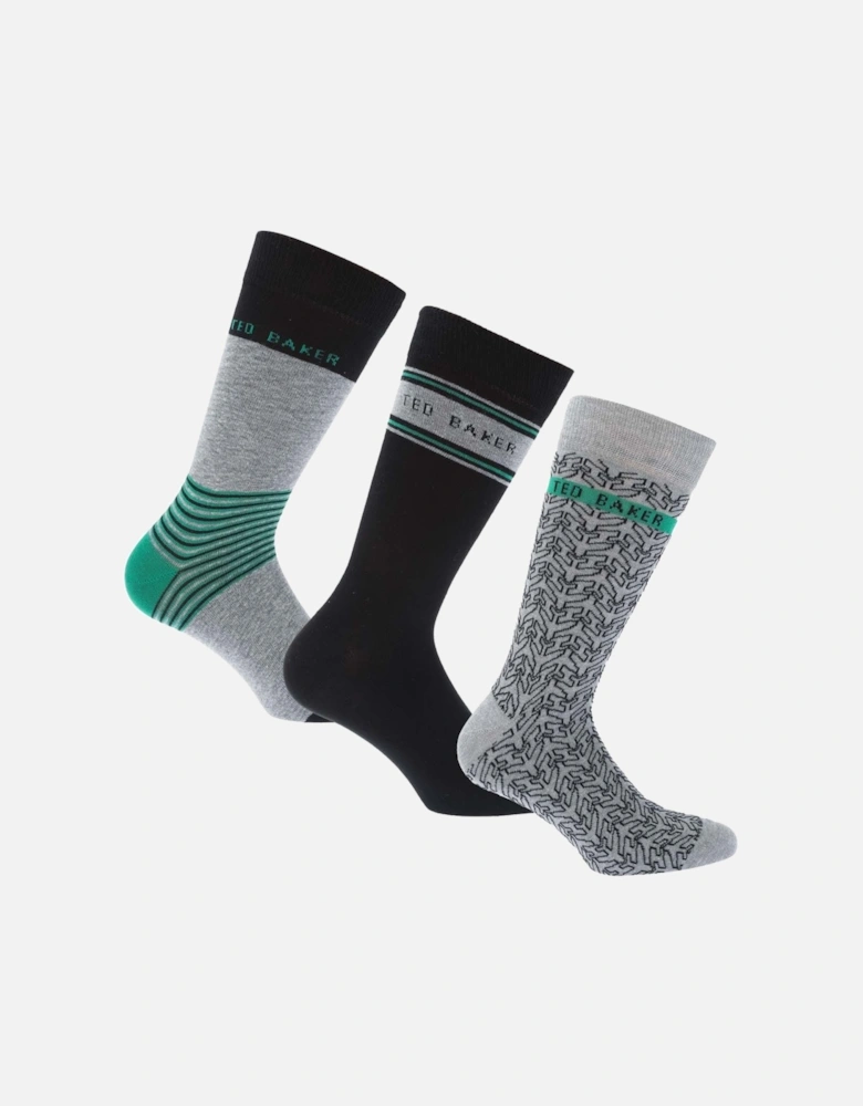 3 Pack of Mixedn Ankle Socks