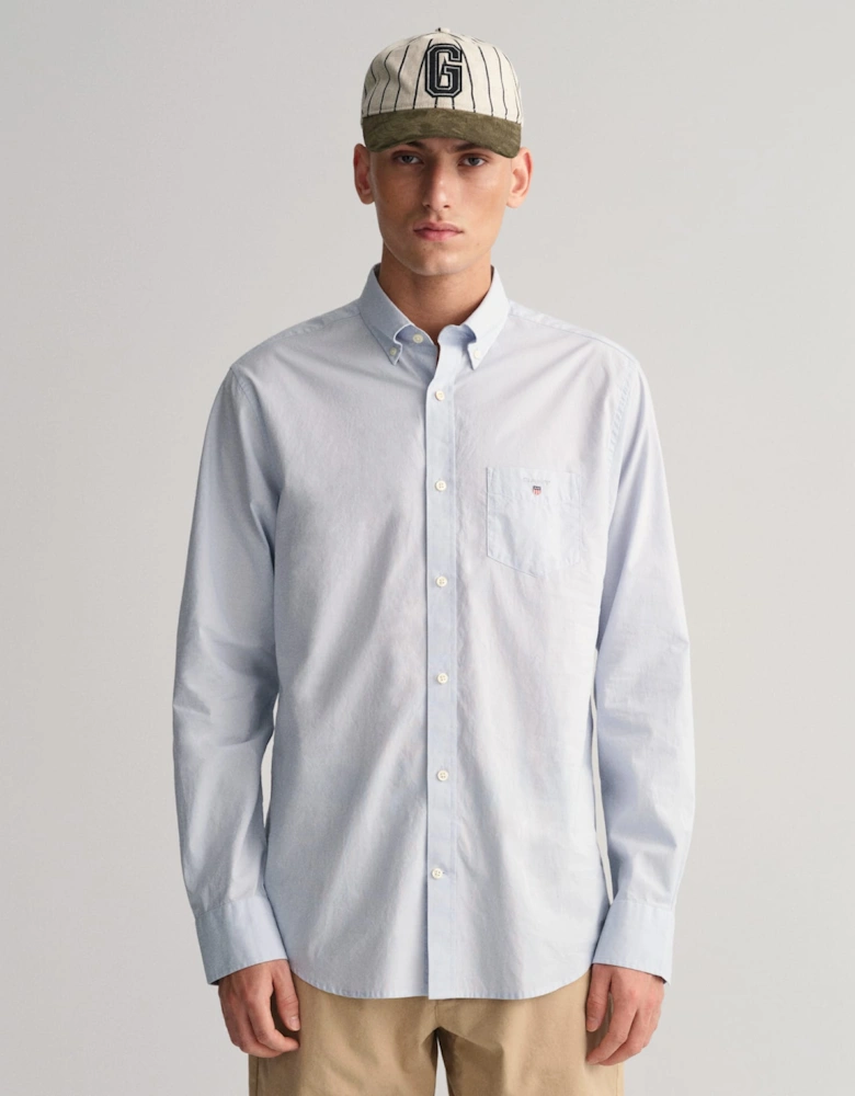 Mens Regular Fit Broadcloth Shirt