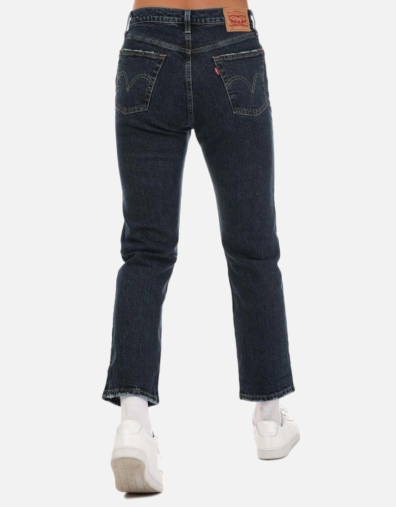 Womens 501 Crop Salsa Authentic Jeans