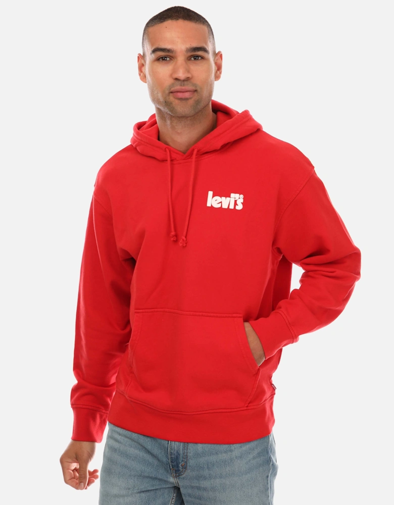 Mens Relaxed Graphic Poster Hoody