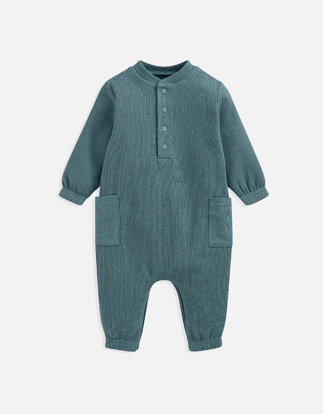 Baby Boys Pocket Romper - Blue