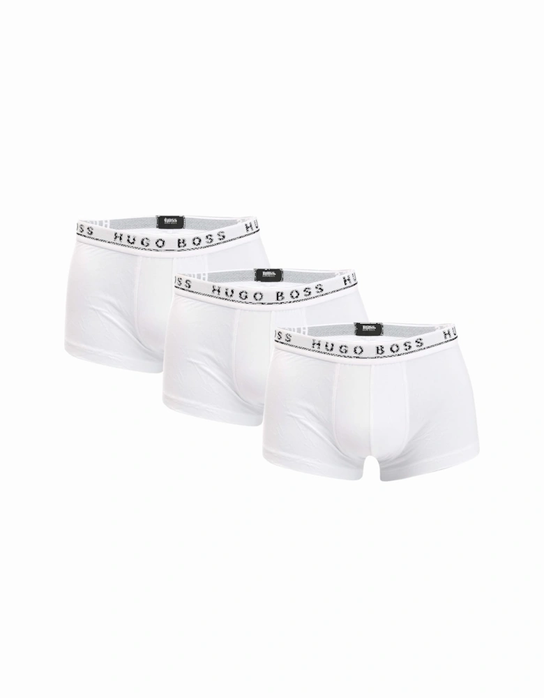 Mens 3 Pack Logo Waistband Trunks