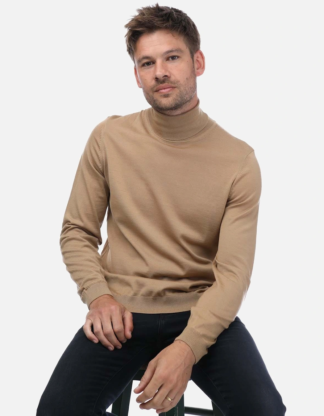 Slim Fit Rollneck Sweatshirt