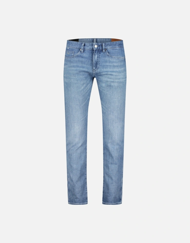 Mid Rise Straight Leg Jeans