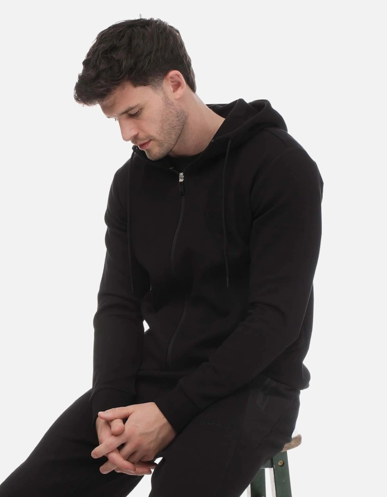 3D Moulded Logo Zip Up Hoodie