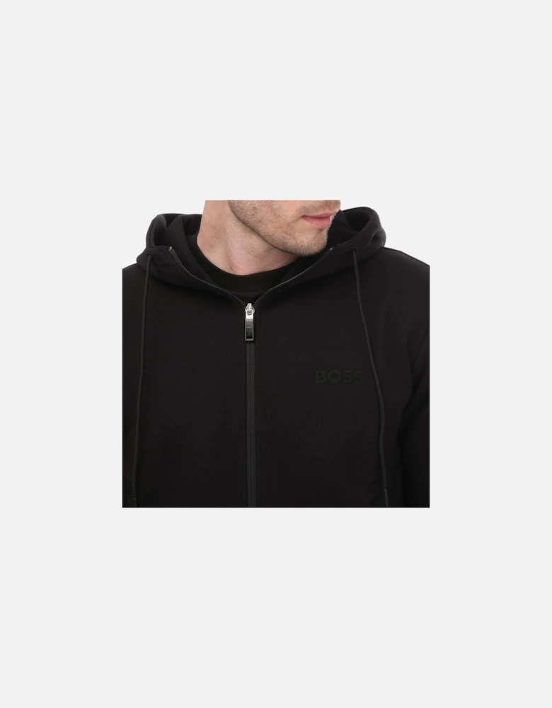 3D Moulded Logo Zip Up Hoodie