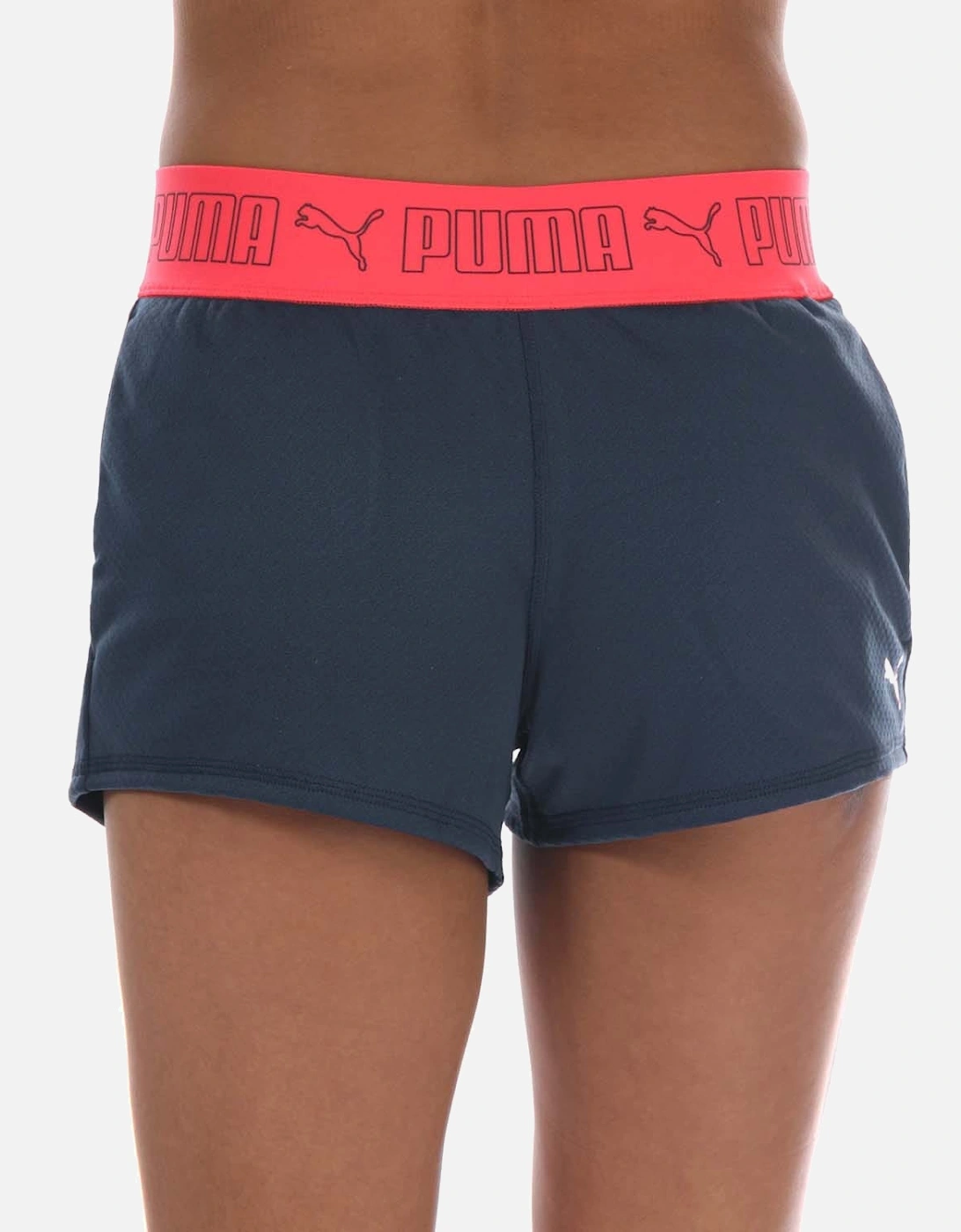 Womens Elastic 3 Inch Training Shorts