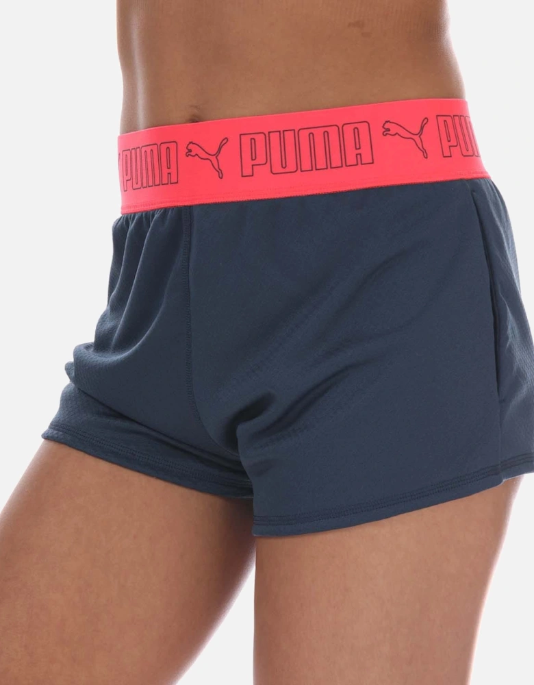 Womens Elastic 3 Inch Training Shorts