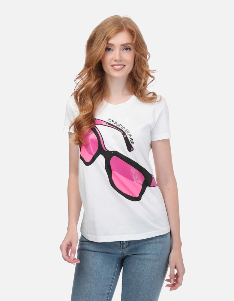 Glasses Print T-Shirt