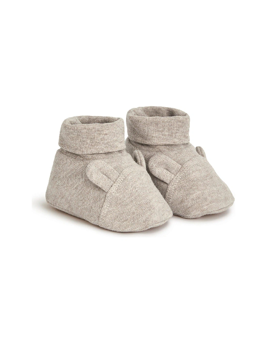 Baby Unisex Bear Booties - Beige, 2 of 1