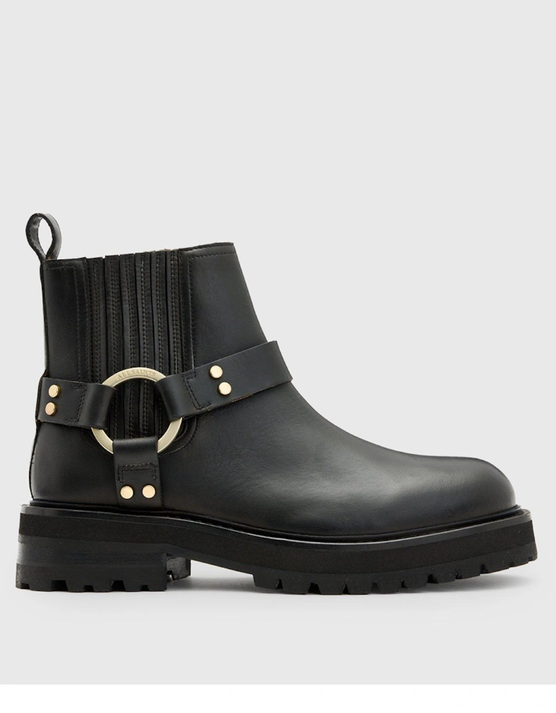 Maddie Biker Boots - Black