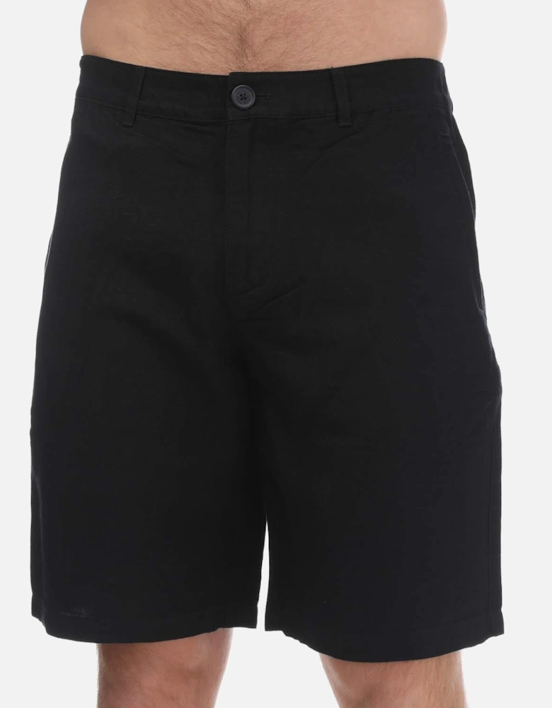 Mens Linen Rayon Twill Shorts