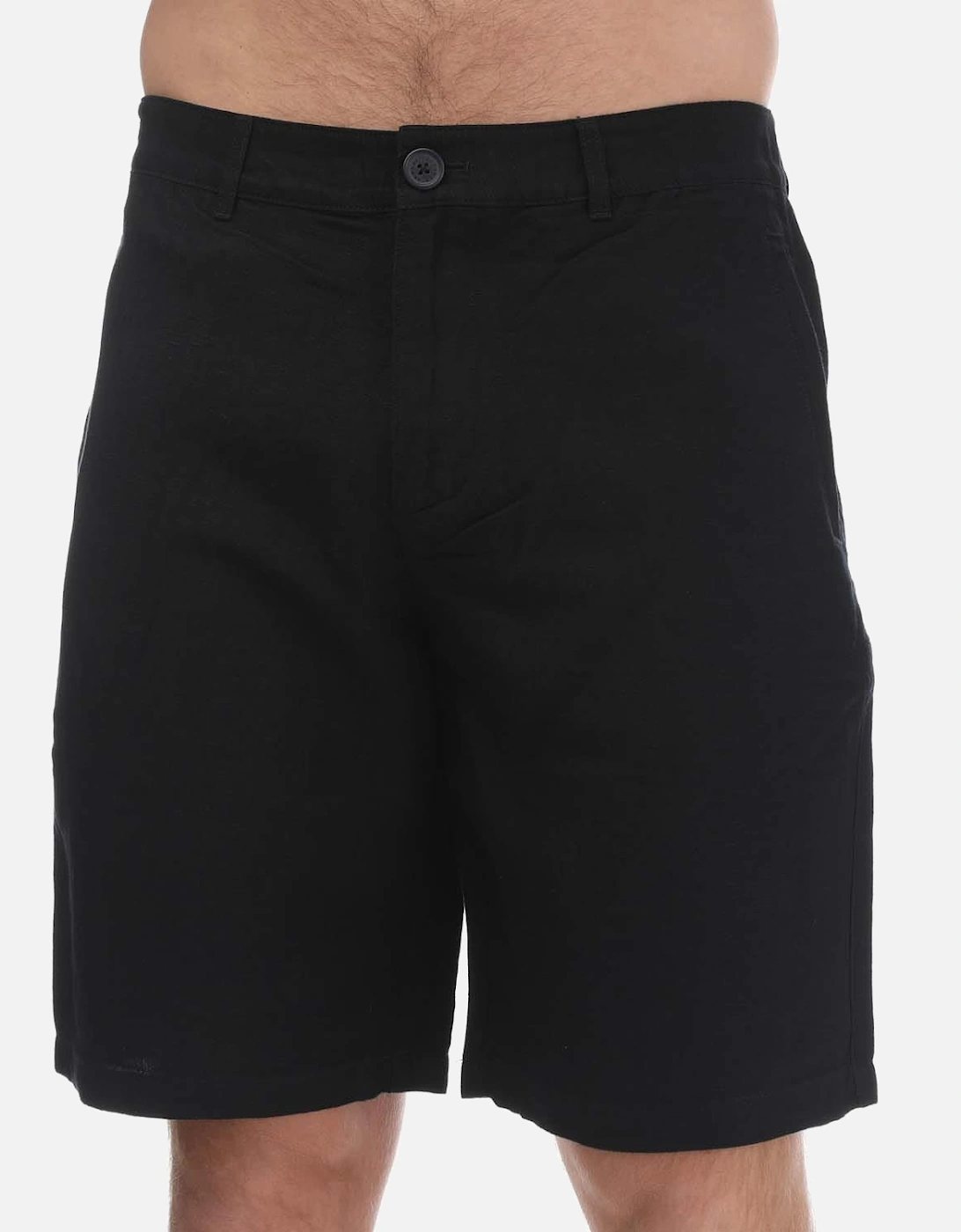 Mens Linen Rayon Twill Shorts, 4 of 3