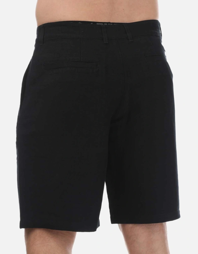 Mens Linen Rayon Twill Shorts