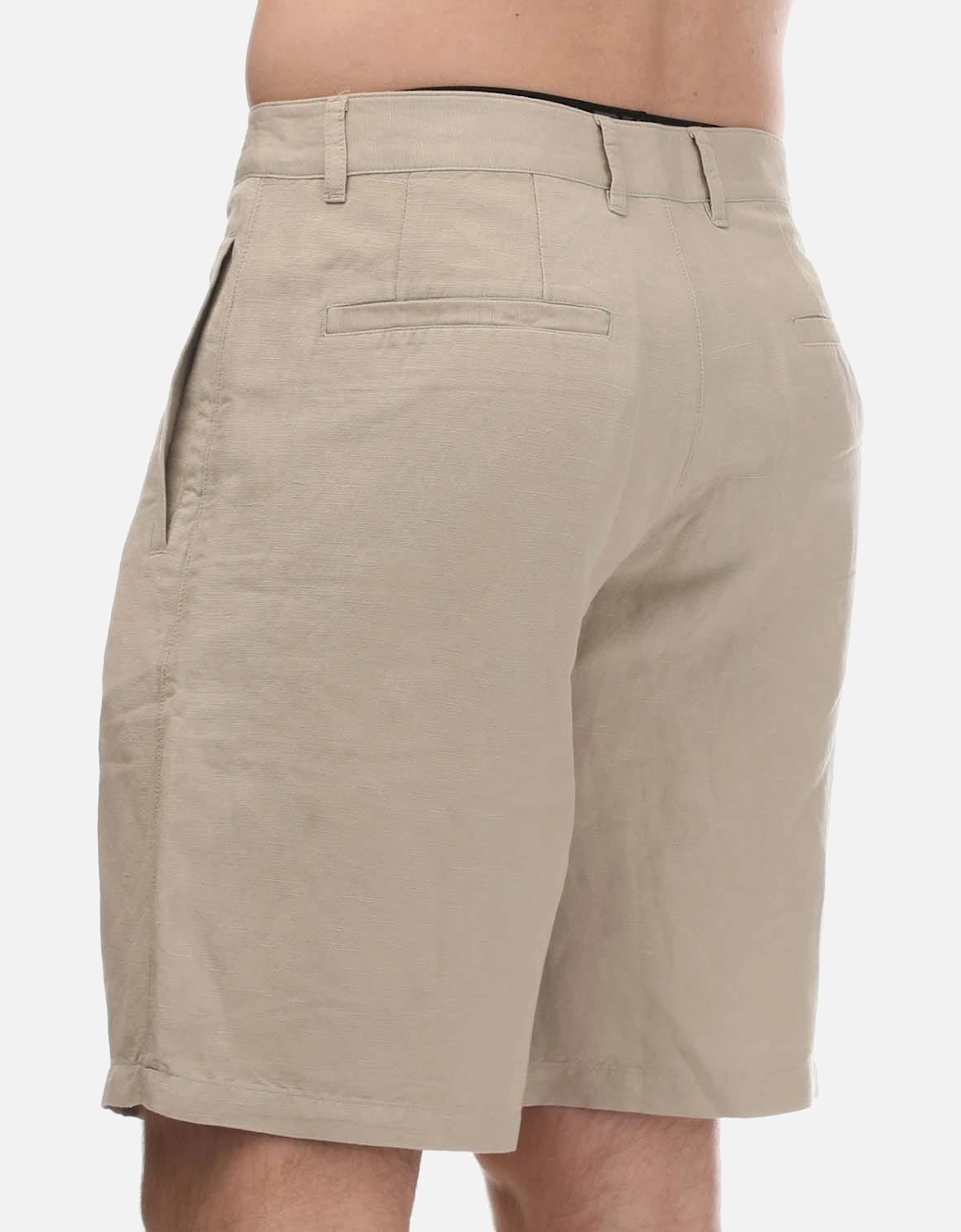 Mens Linen Rayon Twill Shorts