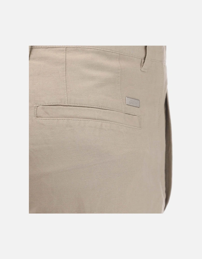 Mens Linen Rayon Twill Shorts