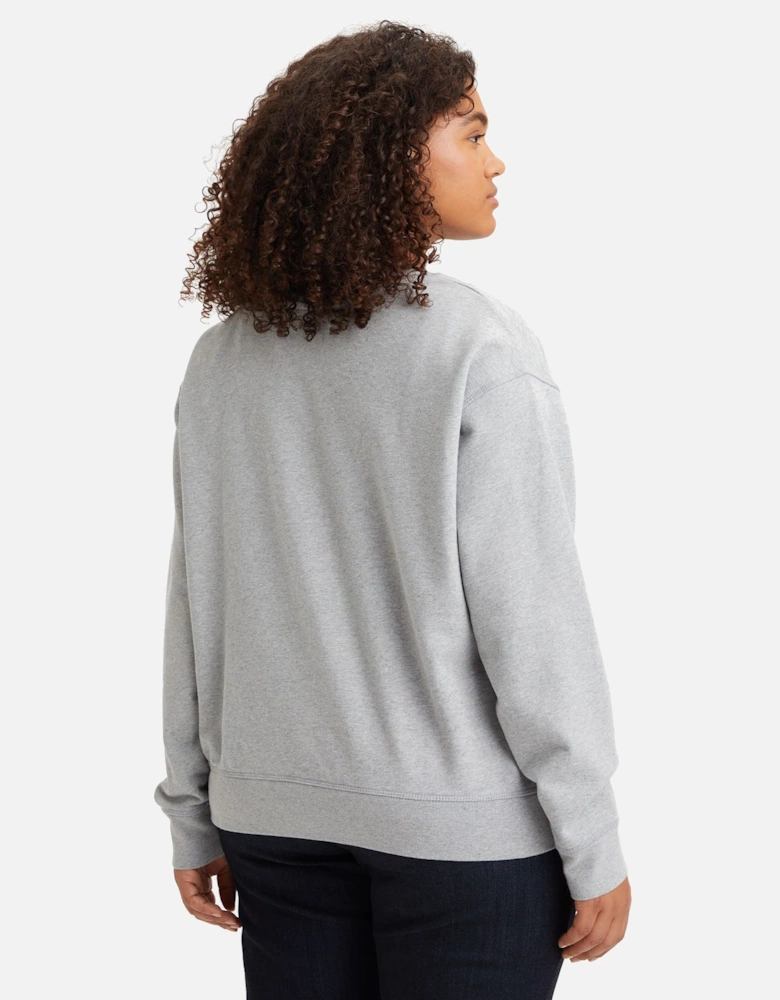 Womens Plus Standard Crew Sweatshirt