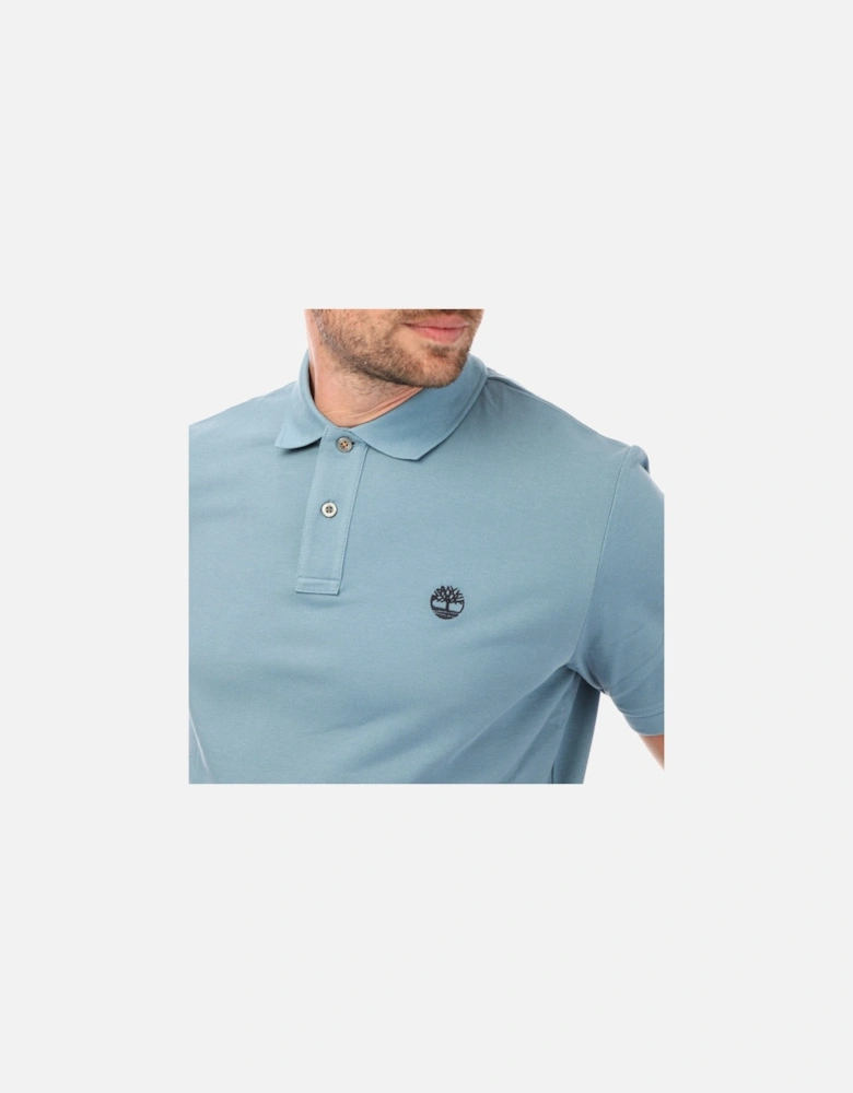 Mens Millers River Polo Shirt - Pique Short Sleeve Polo