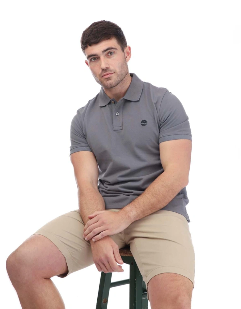 Mens Millers River Polo Shirt - Pique Short Sleeve Polo
