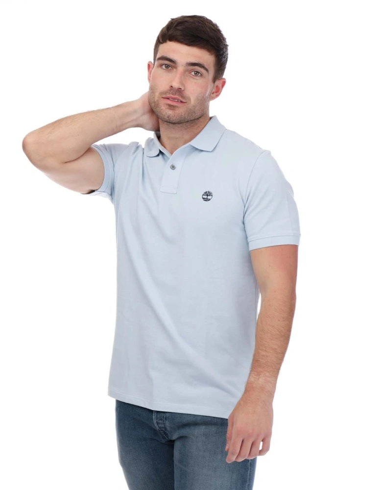 Mens Millers River Polo Shirt - Pique Short Sleeve Polo