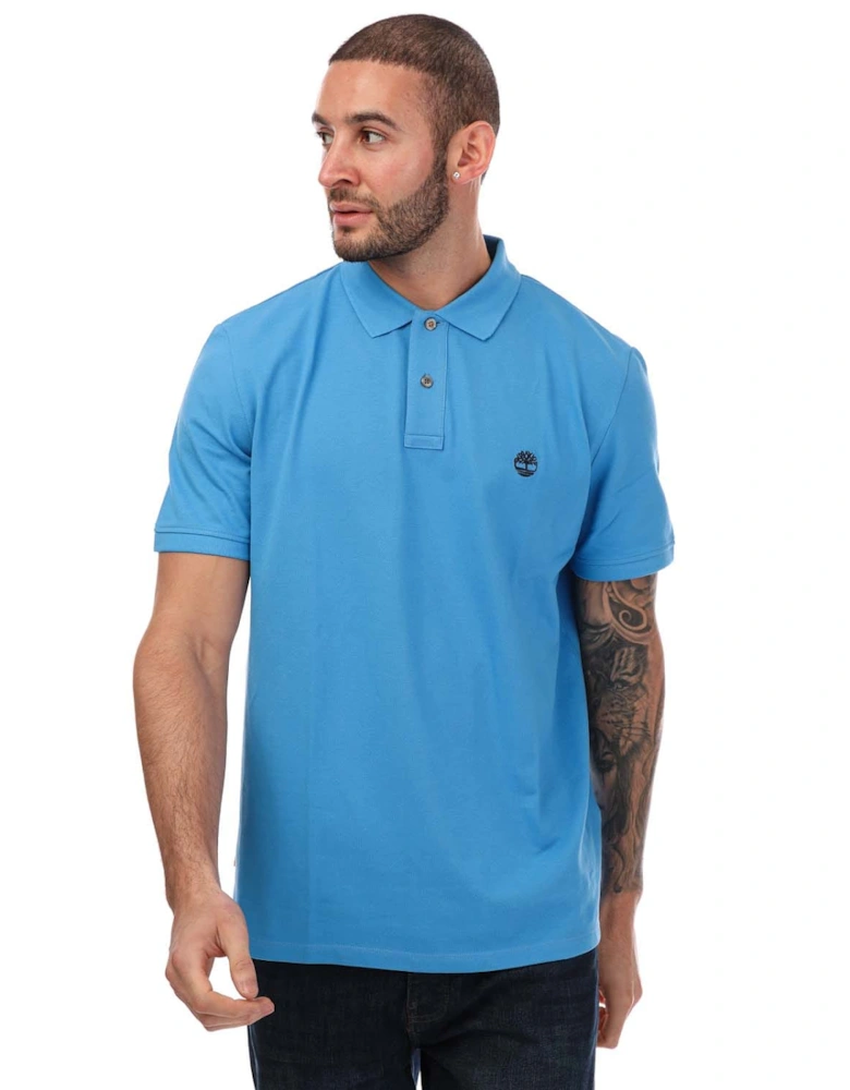 Mens Millers River Polo Shirt - Pique Short Sleeve Polo