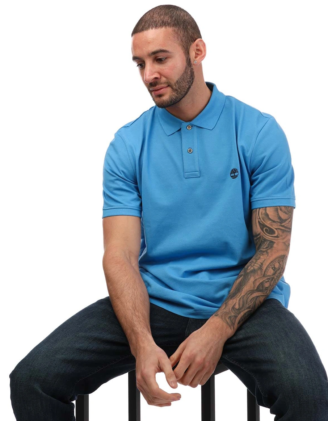 Mens Pique Short Sleeve Polo Shirt