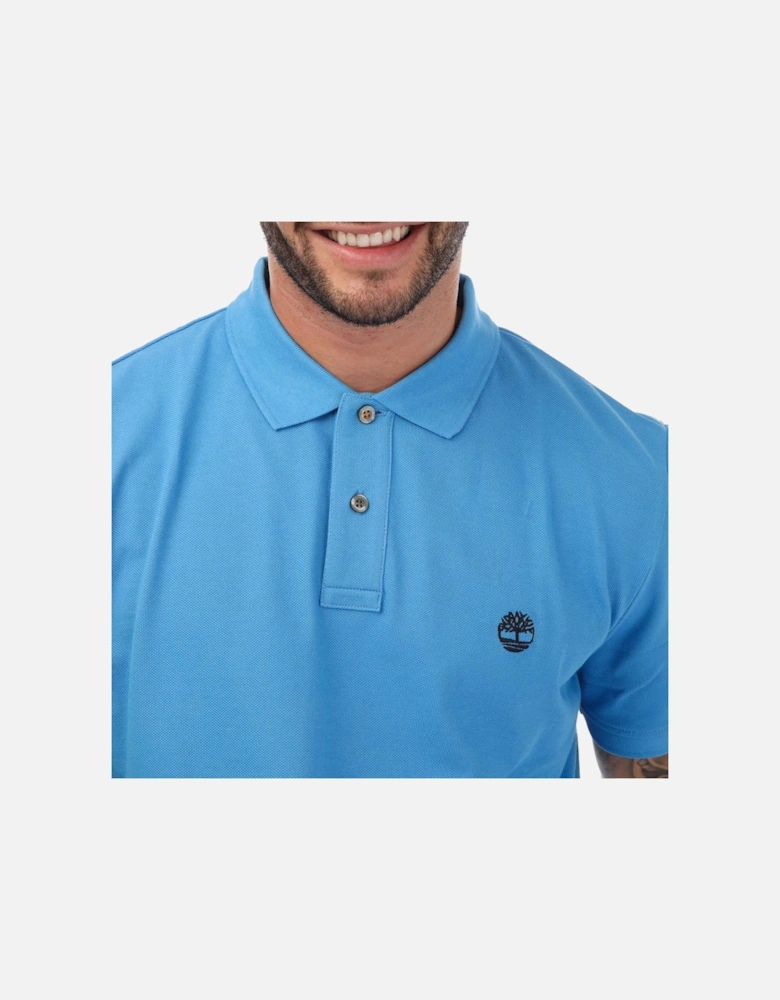 Mens Pique Short Sleeve Polo Shirt