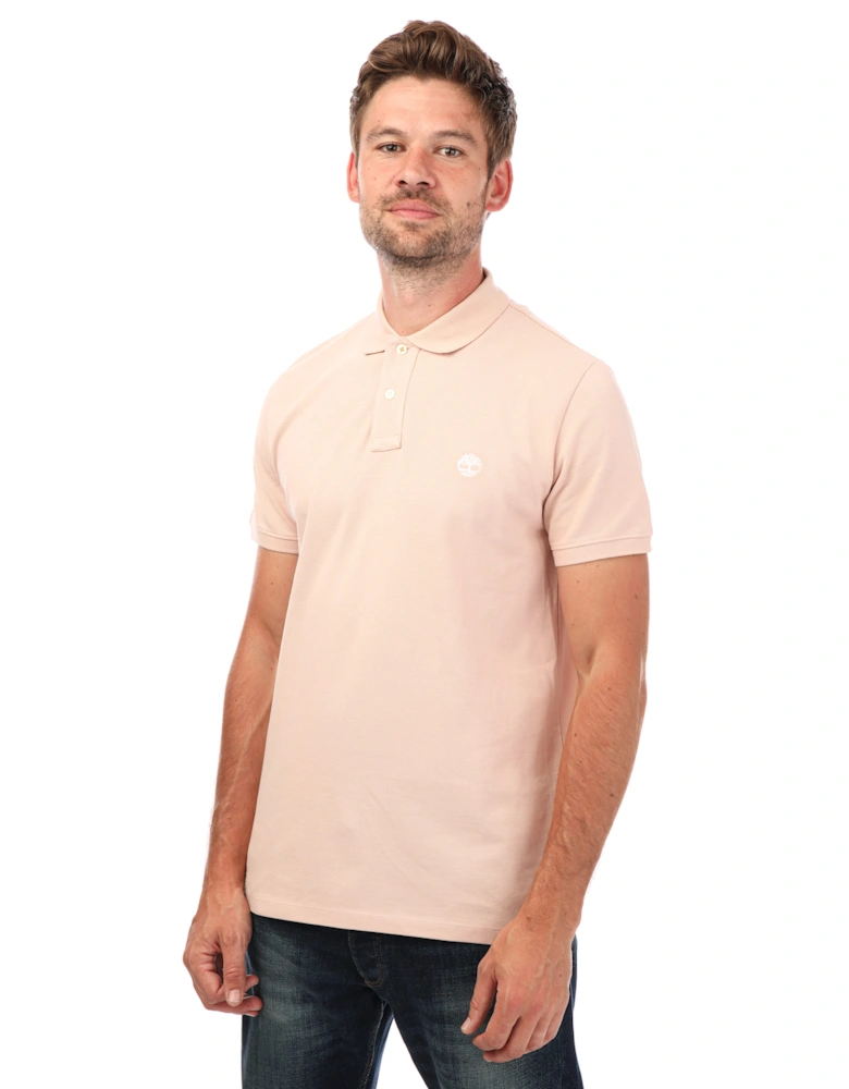 Mens Miller River Polo Shirt - Pique Short Sleeve Polo