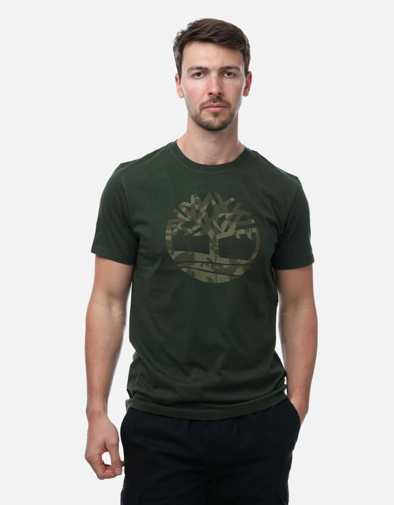 Mens Northwood Camo Logo T-Shirt