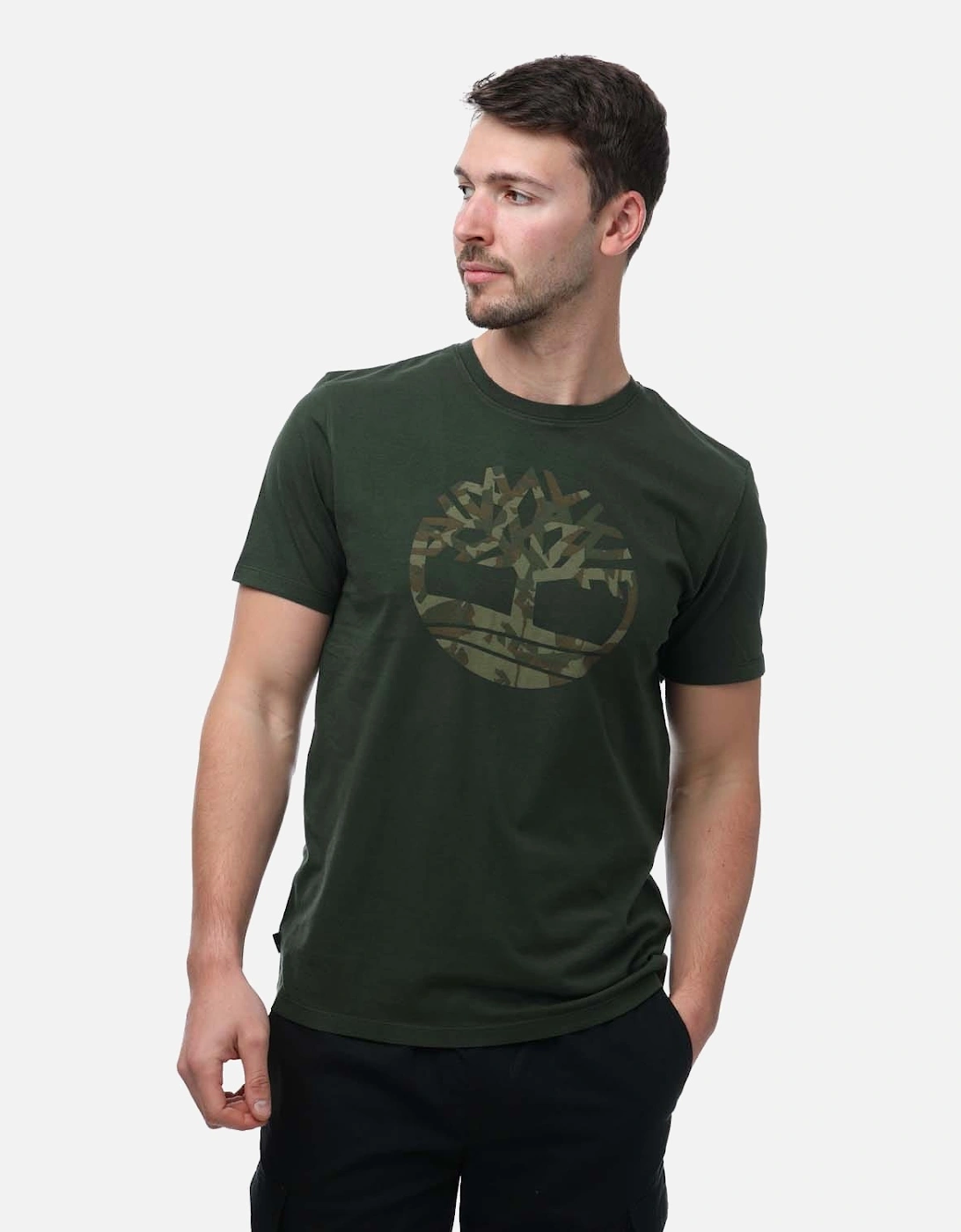 Mens Northwood Camo Logo T-Shirt