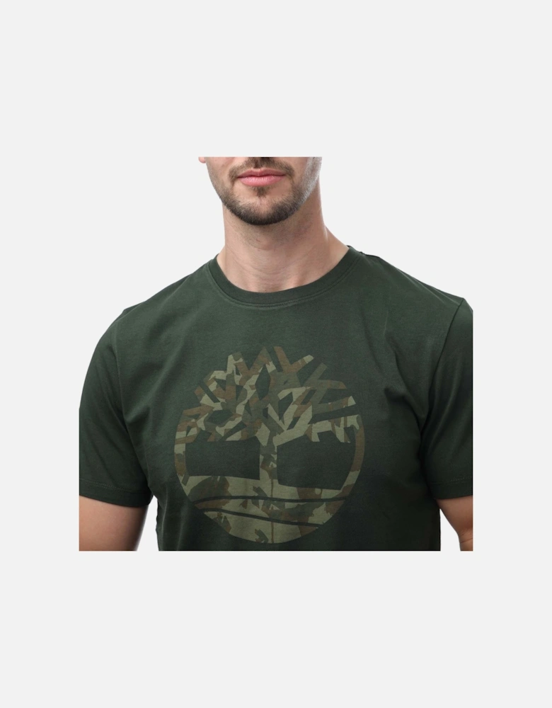 Mens Northwood Camo Logo T-Shirt