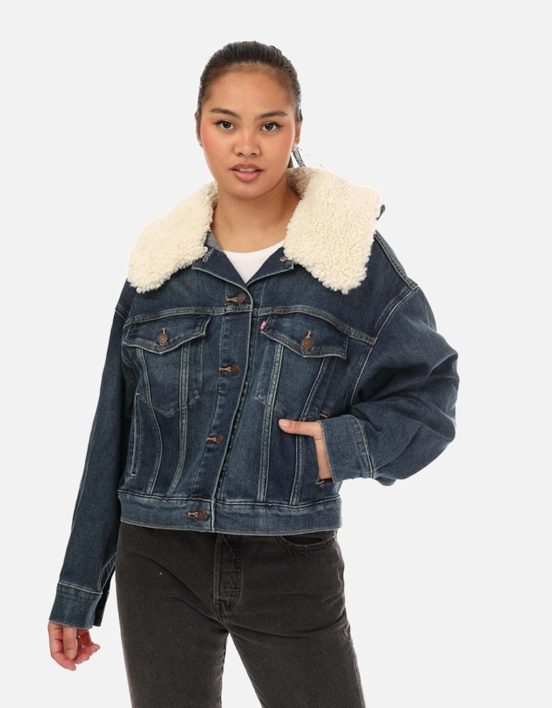 Womens Baby Bubble Trucker Jacket