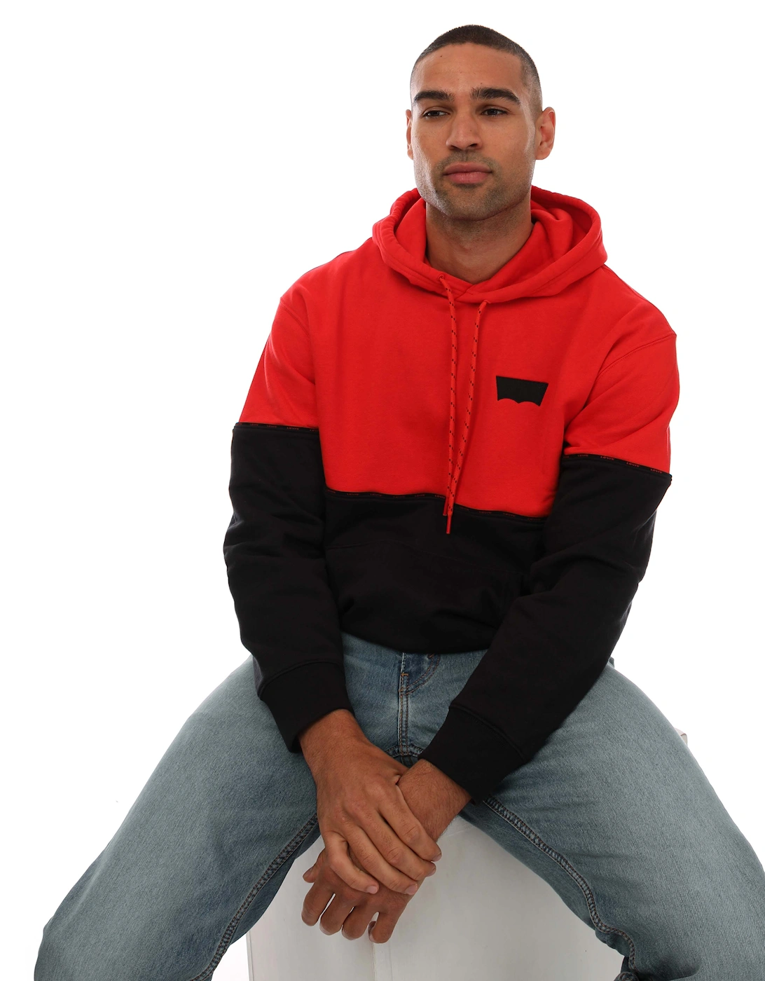 Mens Graphic Piping Hoody