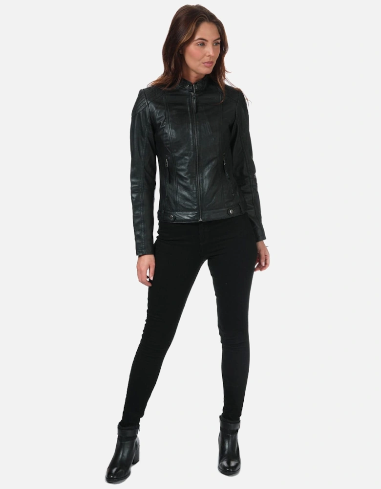 Womens Annette Leather Jacket